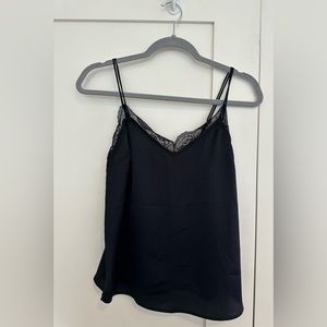 Abercrombie Lace Trim Tank Top